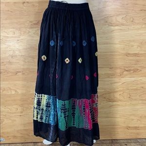 Lucky Brand Tie Dye Maxi Skirt Size L